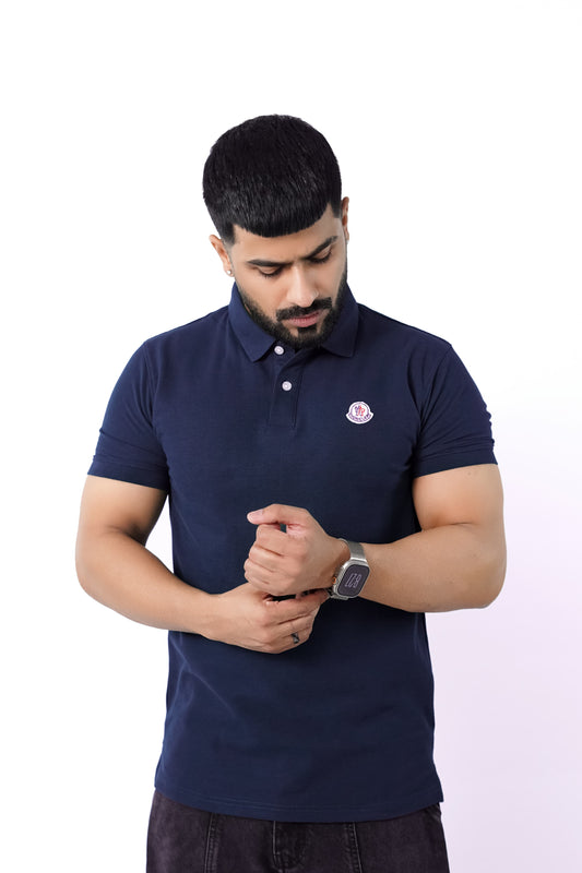 pique polo moncler design