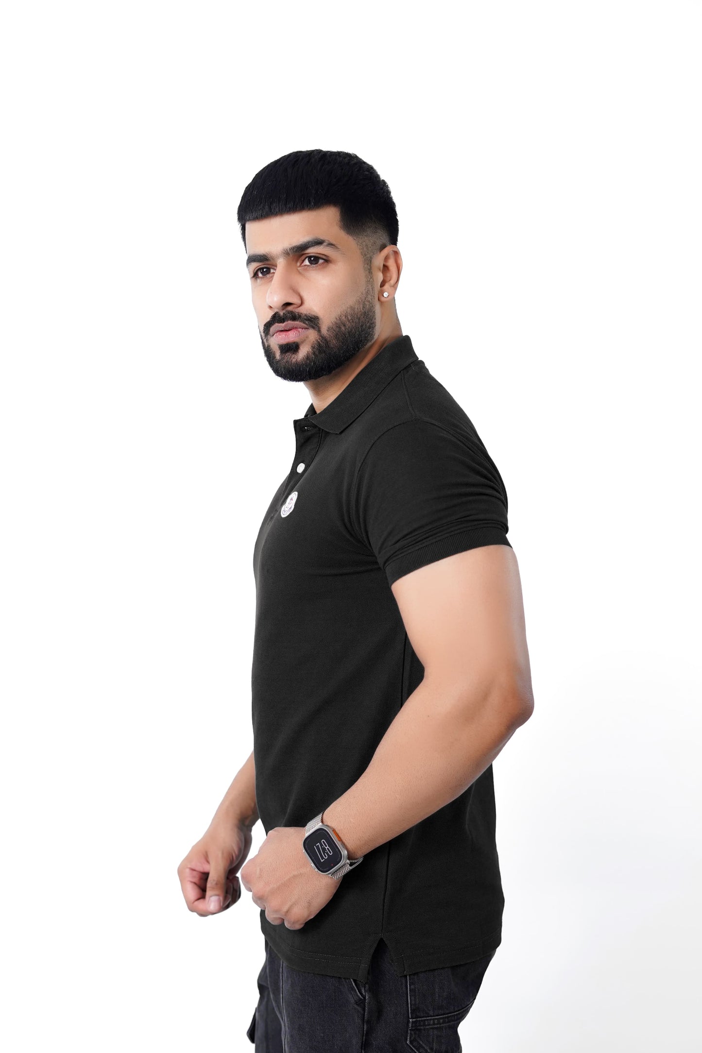 pique polo moncler design