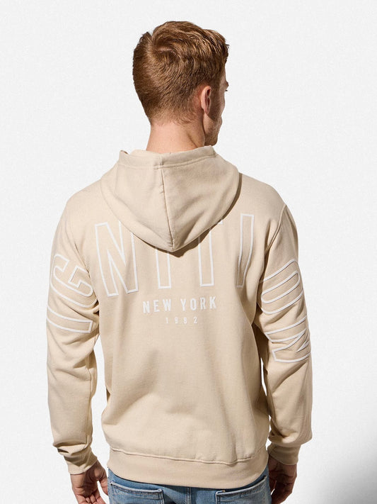 Cotton Fleece Zip-Up Hoodie