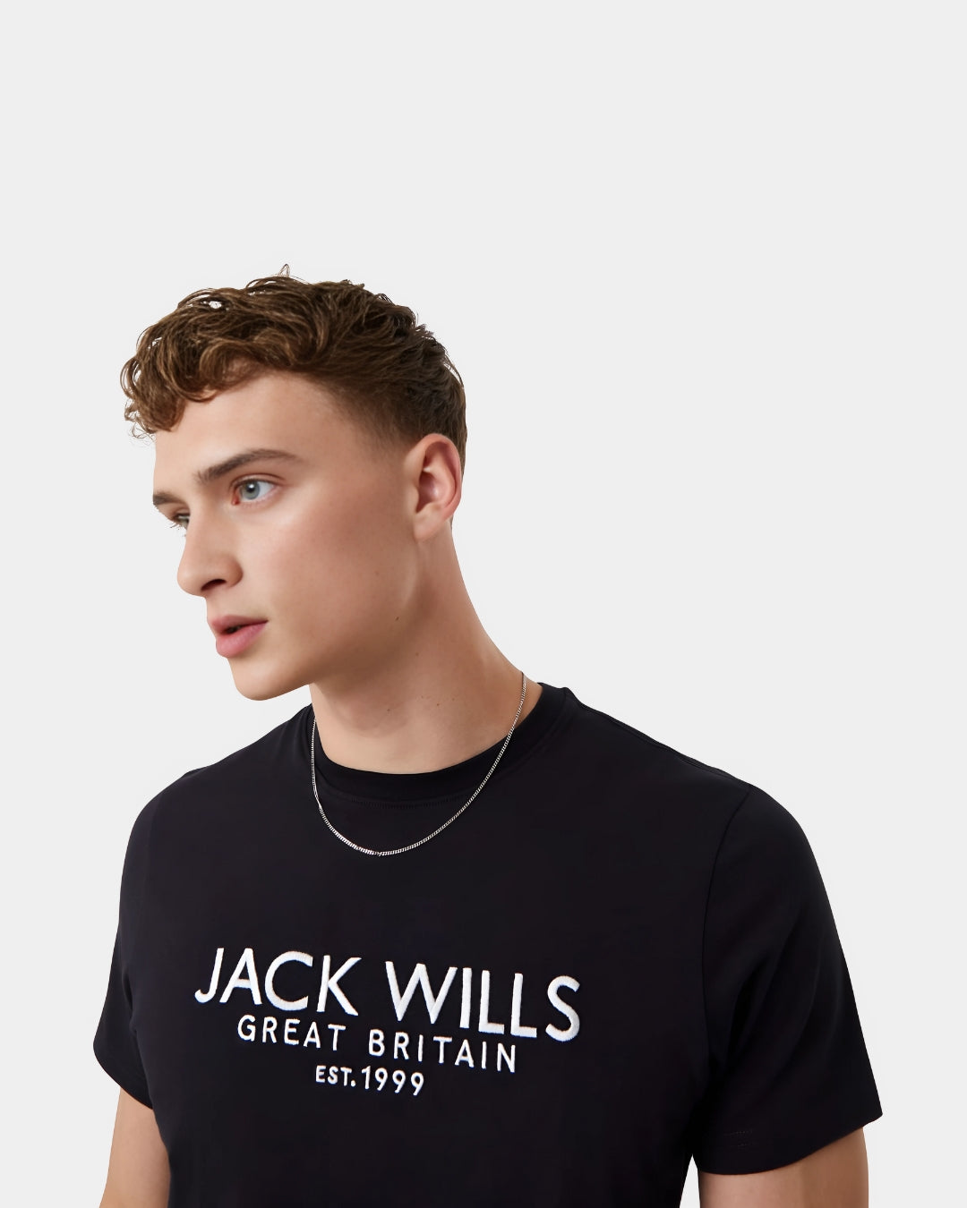 Jack Wills Black Cotton Jersey T-Shirt
