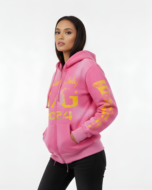 Urban Streetwear Zip Hoodie