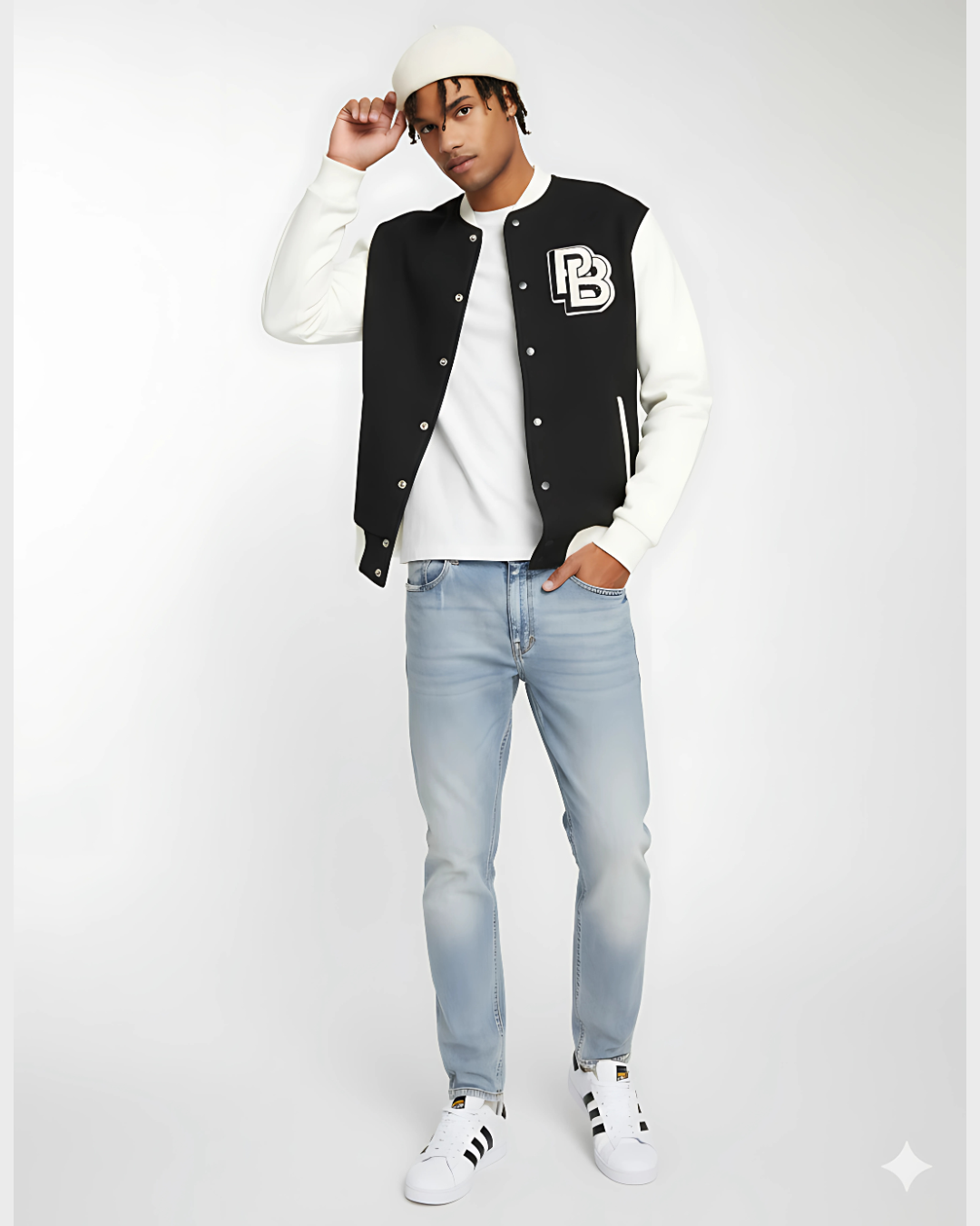 PULL AND BEAR BASE BALL JACKET