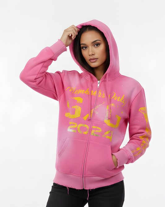 Urban Streetwear Zip Hoodie