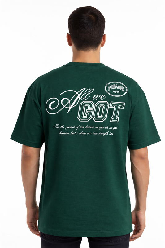 All We Got Drop-Shoulder Graphic T-Shirt
