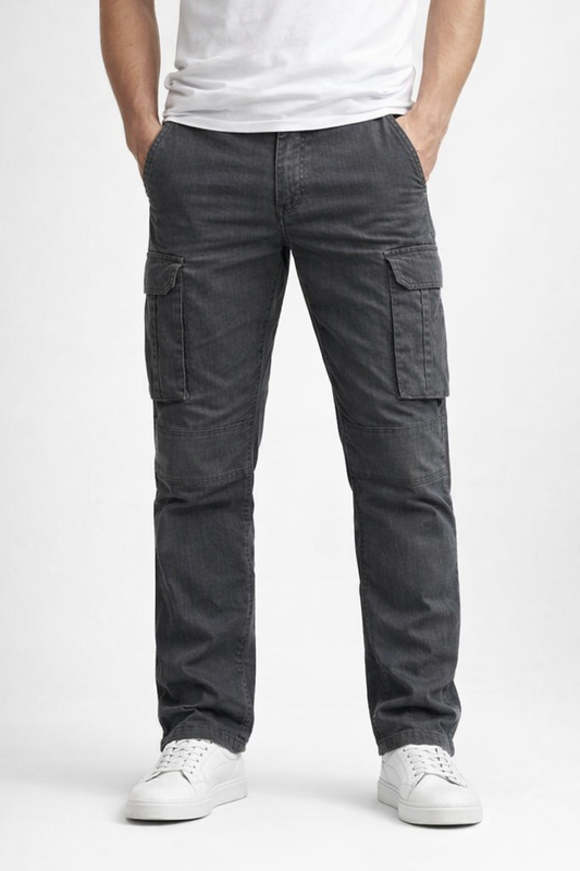 Classic Grey Cargo Pants
