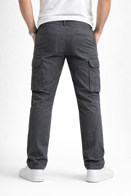 Classic Grey Cargo Pants