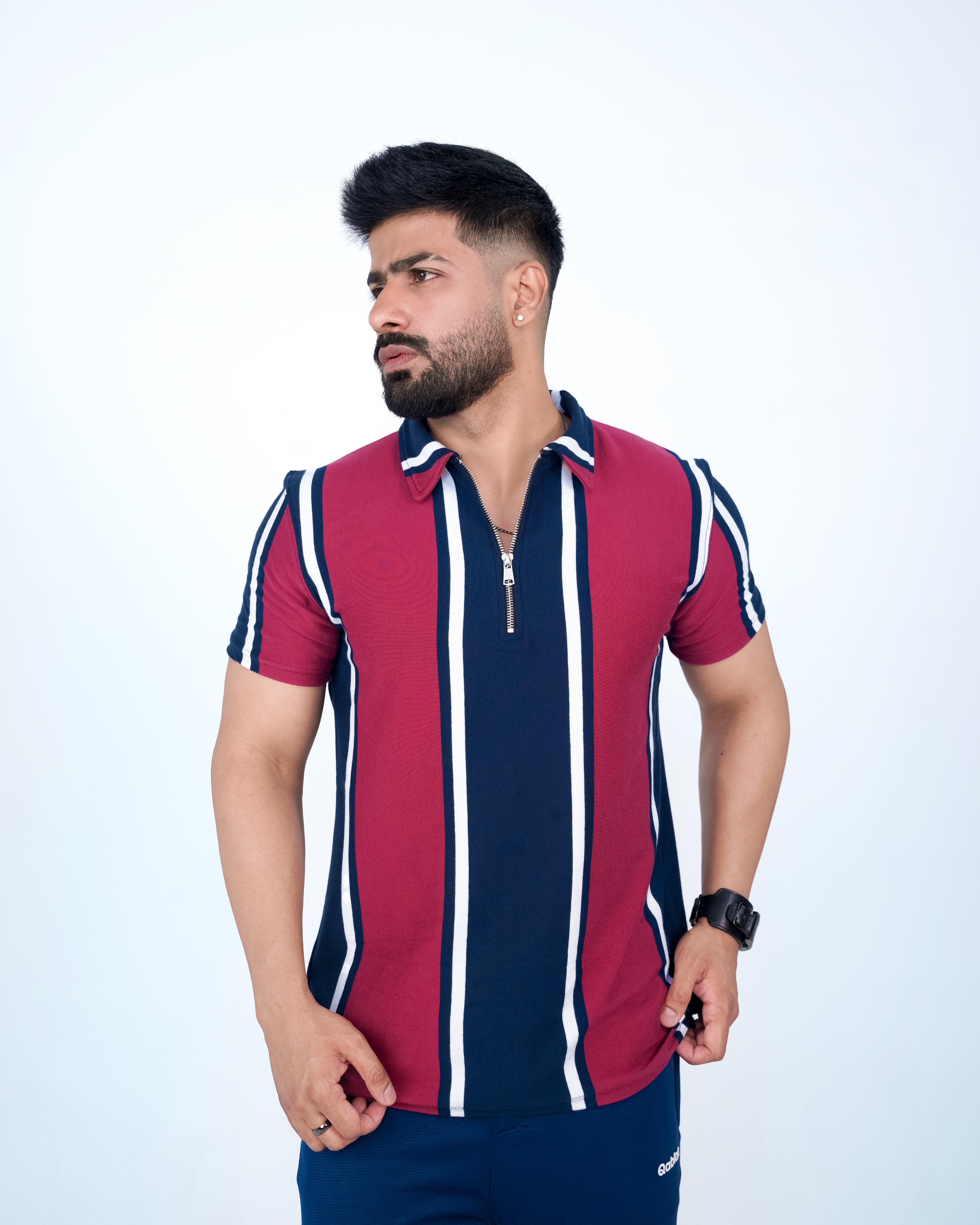 STRIPPER ZIP POLO