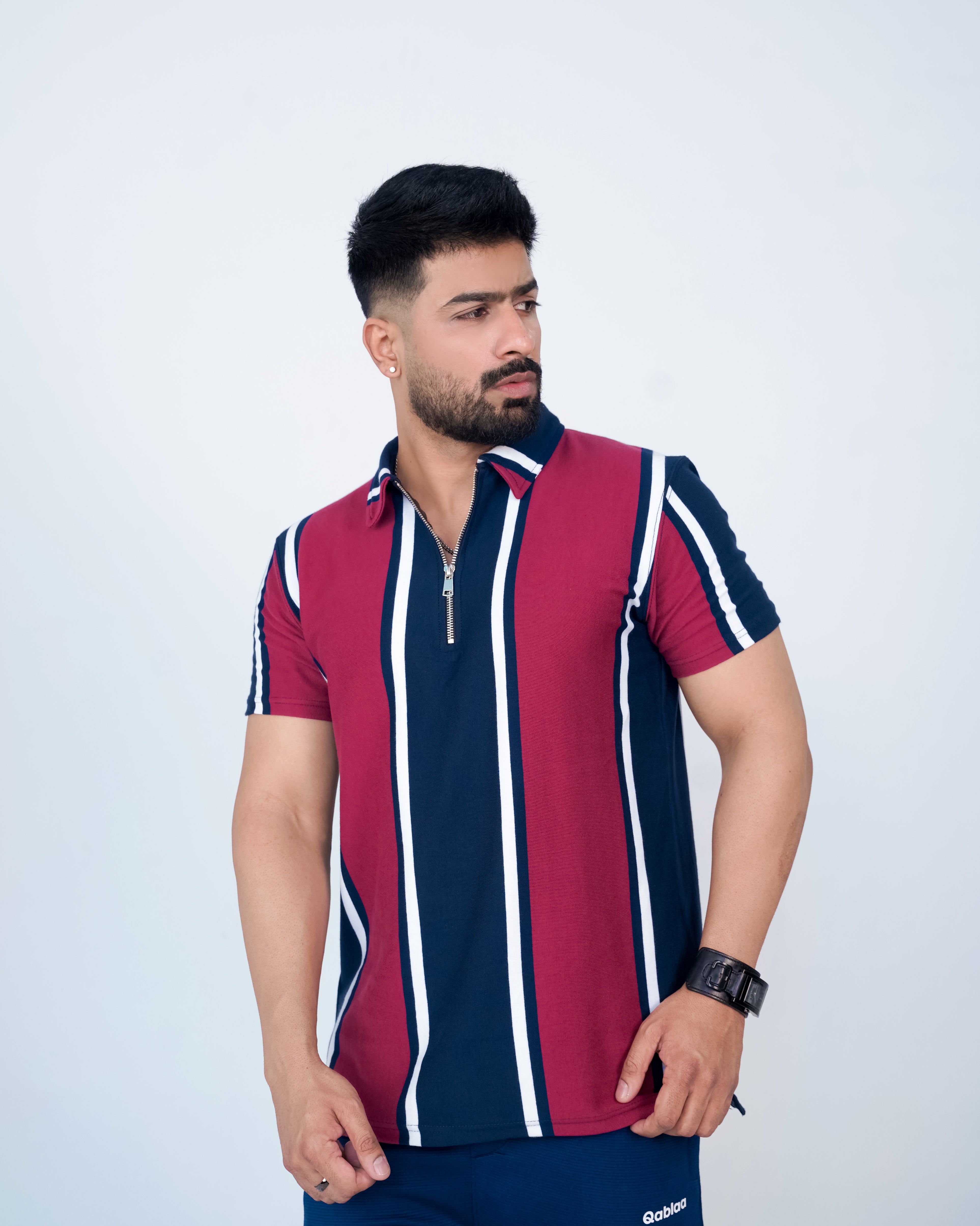 STRIPPER ZIP POLO