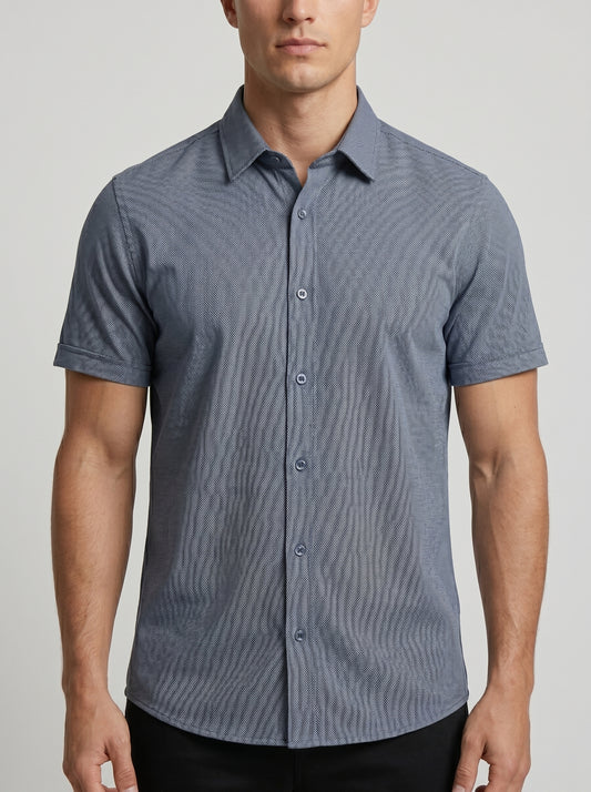 Textured Knit polo