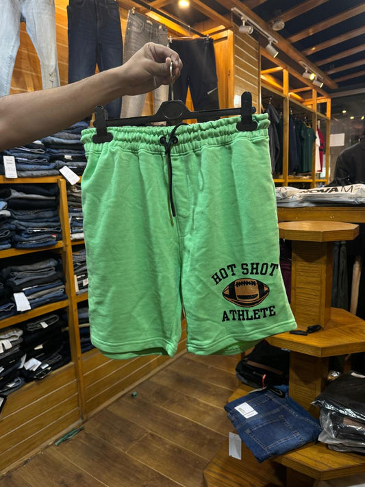 Light Green Terry Short- qb009