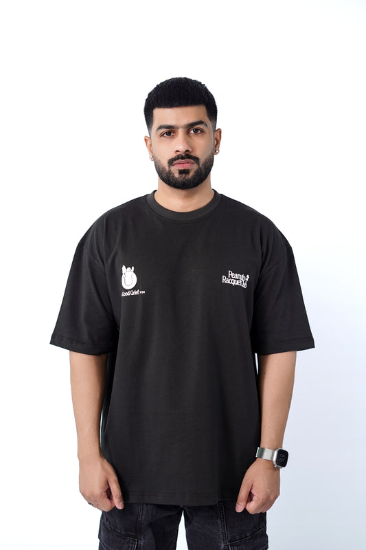 over sized Peanuts Racquet Club T-Shirt