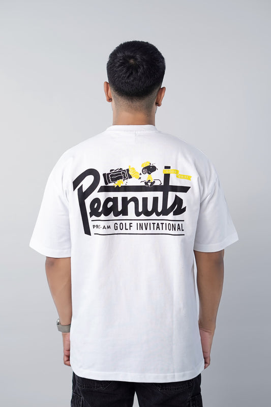 over sized Peanuts Golf Invitational T-Shirt