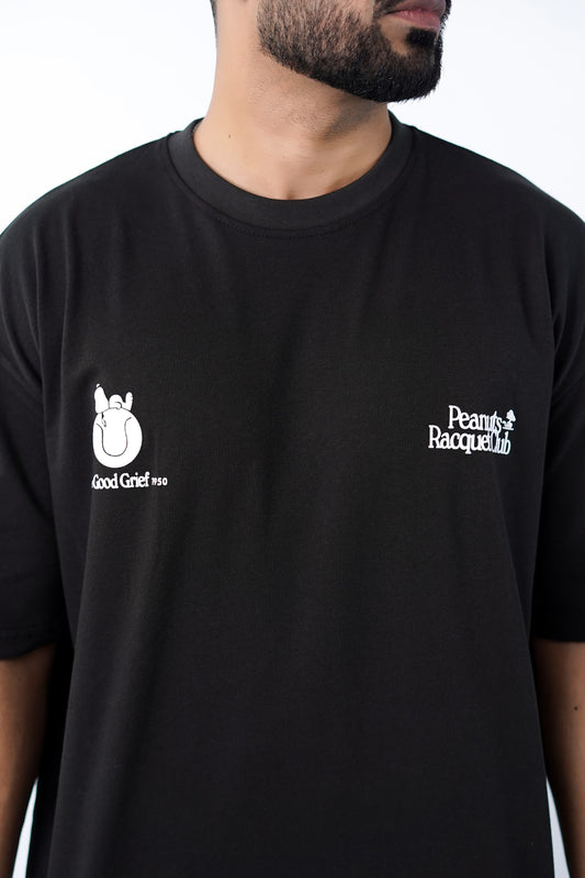 over sized Peanuts Racquet Club T-Shirt
