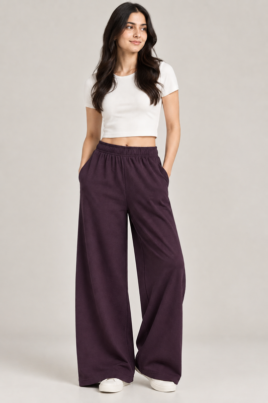 women's SoftFlex Wide-Leg Trousers