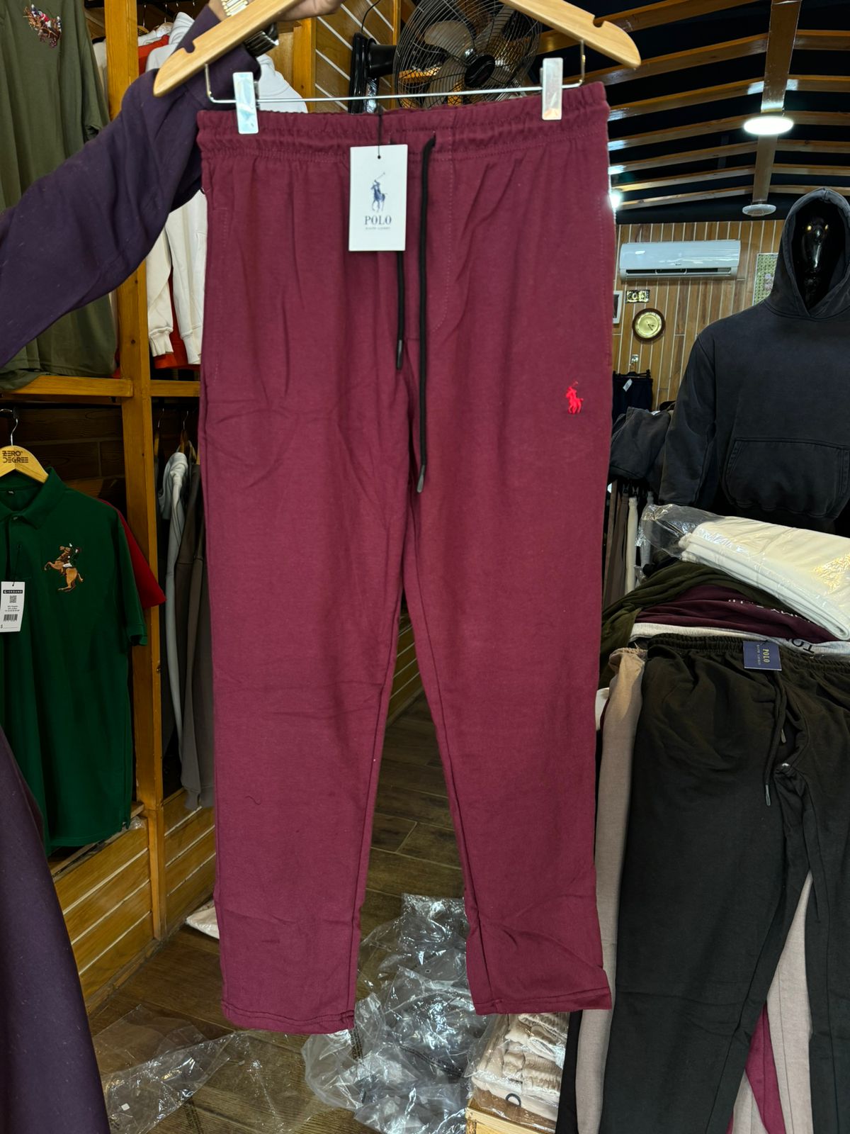 Polo-Trouser-Maroon