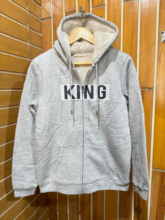 Grey King Fur Hoodie-03