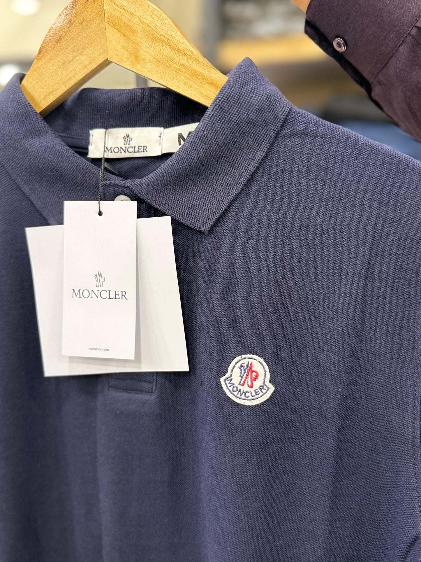 pique polo moncler design