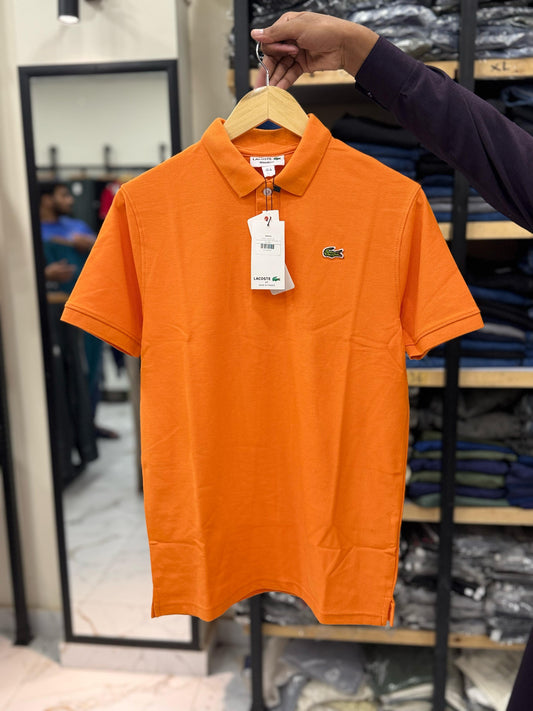 pique polo lacoste design
