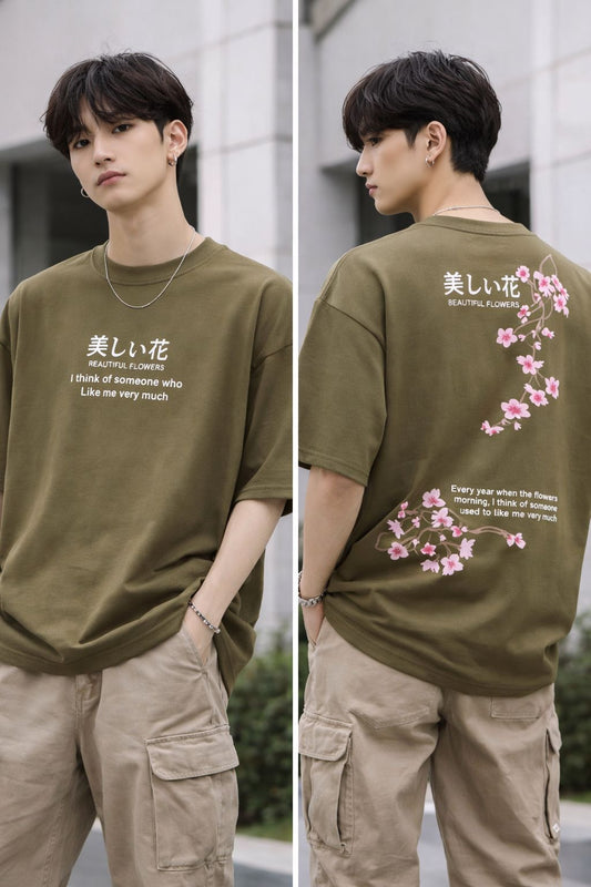 Cherry Blossom Oversized Tee