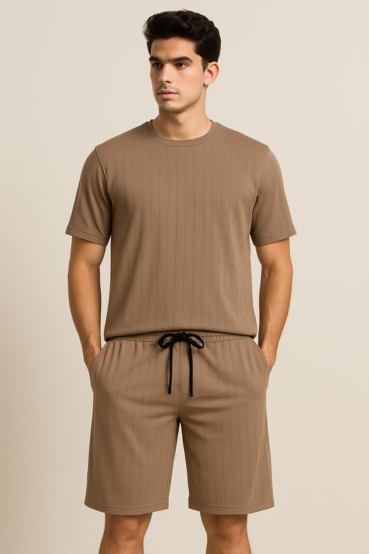 Qablaa Signature Suit (shorts and T-shirt set)